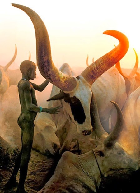 Bộ lạc khỏa thân ở Sudan