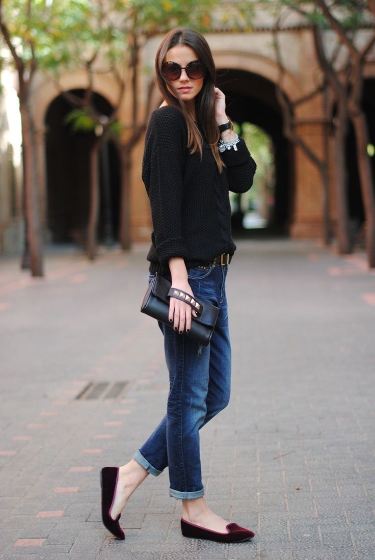 Phối quần jean với giày và boots phù hợp cho nữ